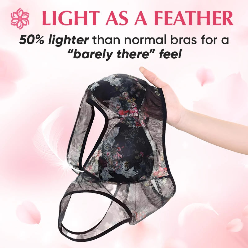 ComfyBloom - Ice Silk Lace Cooling Comfort Bra