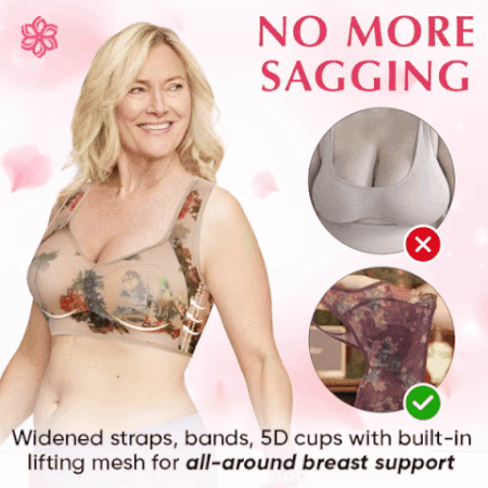 ComfyBloom - Ice Silk Lace Cooling Comfort Bra