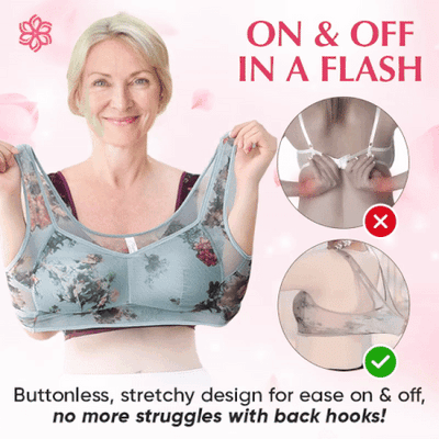 ComfyBloom - Ice Silk Lace Cooling Comfort Bra