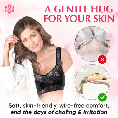 ComfyBloom - Ice Silk Lace Cooling Comfort Bra