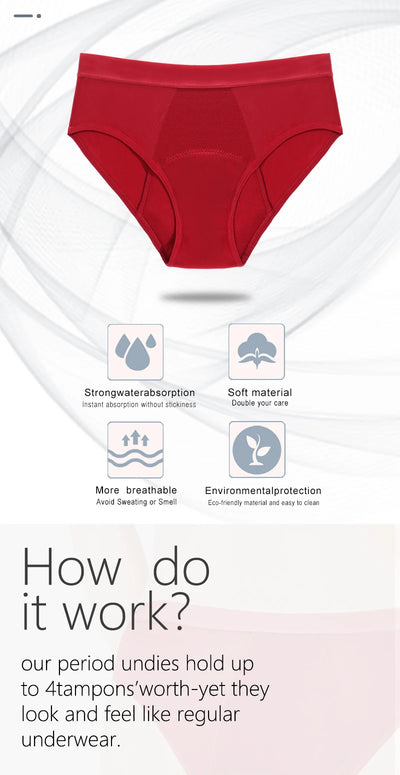 PureDry™ Leak Proof Underwear 3 pairs / 5 pairs (Free Gift with Purchase)