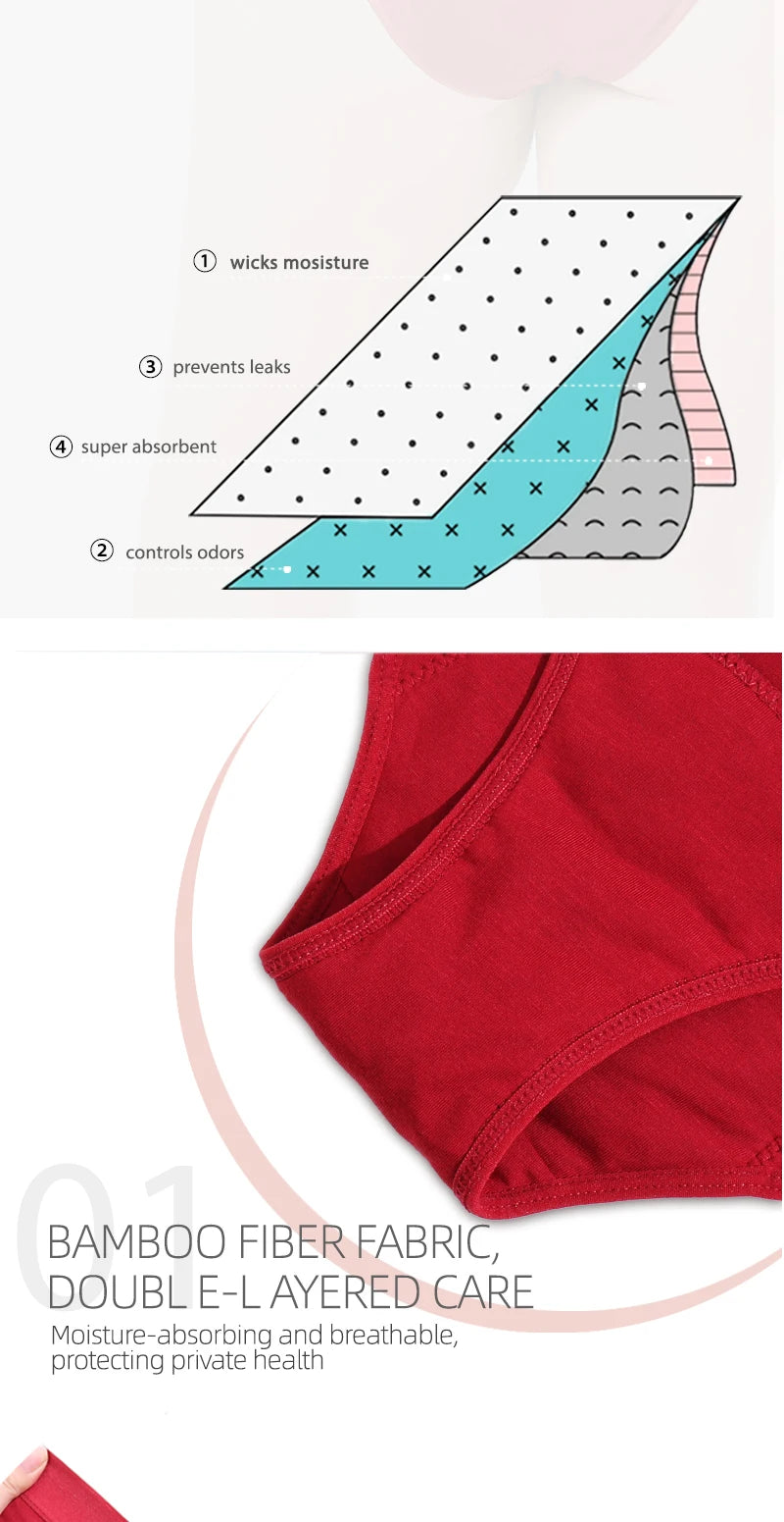 PureDry™ Leak Proof Underwear 3 pairs / 5 pairs (Free Gift with Purchase)